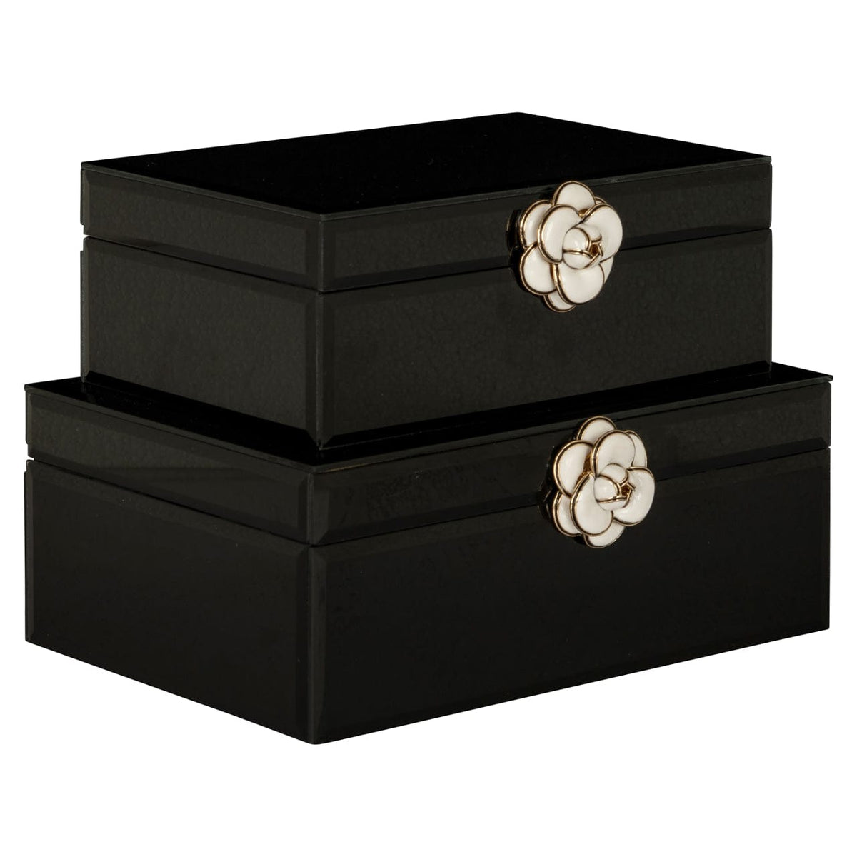 Richmond Interiors Accessories Storage box Vivy black small House of Isabella UK