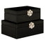 Richmond Interiors Accessories Storage box Vivy black small House of Isabella UK