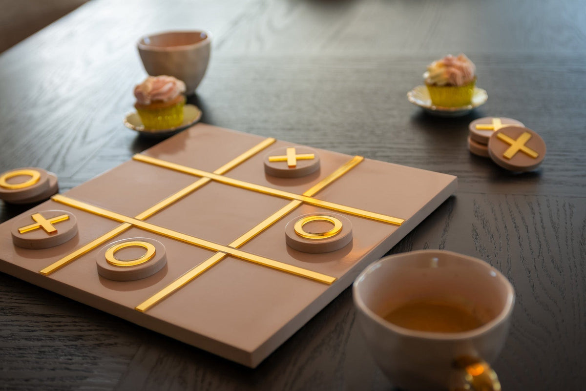 Richmond Interiors Accessories Tic tac toe Caylin (Gold) House of Isabella UK