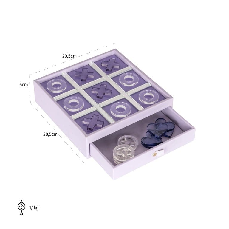 Richmond Interiors Accessories Tic tac toe Jay (Purple) House of Isabella UK