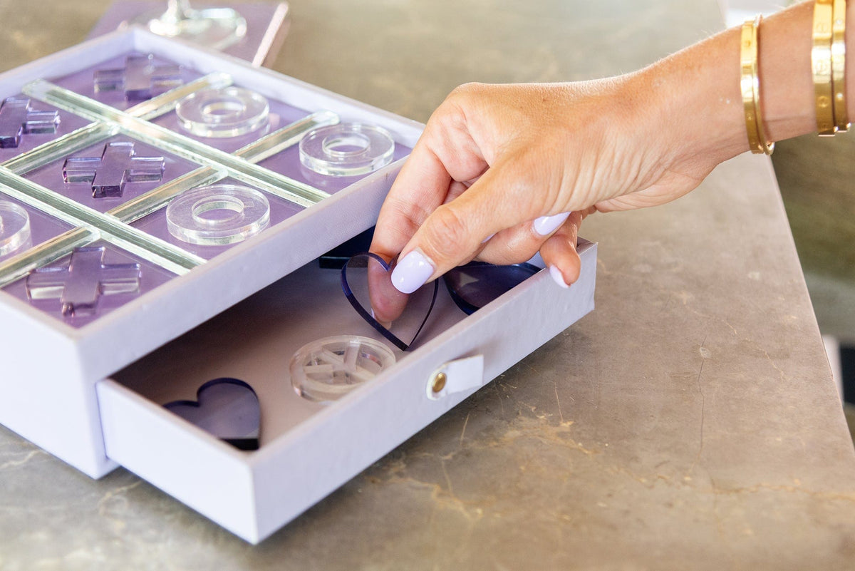 Richmond Interiors Accessories Tic tac toe Jay (Purple) House of Isabella UK