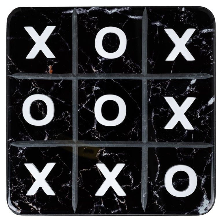 Richmond Interiors Accessories Tic tac toe Trixi (Black/white) House of Isabella UK