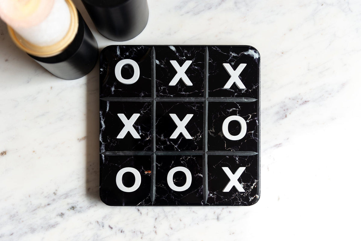 Richmond Interiors Accessories Tic tac toe Trixi (Black/white) House of Isabella UK