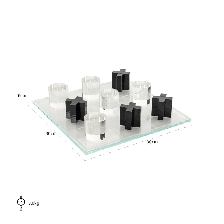 Richmond Interiors Accessories Tic tac toe Zala (Black) House of Isabella UK