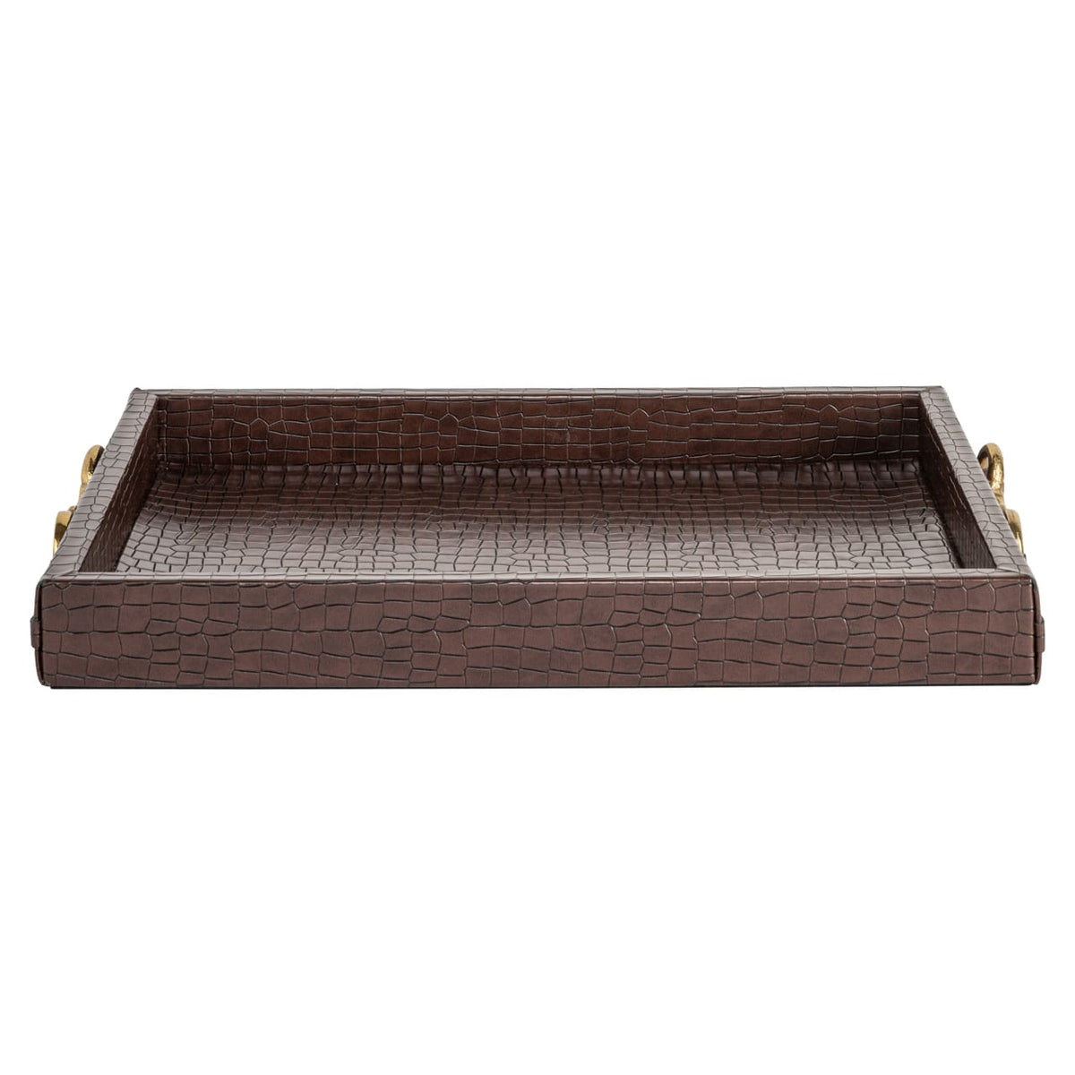 Richmond Interiors Accessories Tray Banks dark brown House of Isabella UK