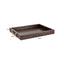 Richmond Interiors Accessories Tray Banks dark brown House of Isabella UK