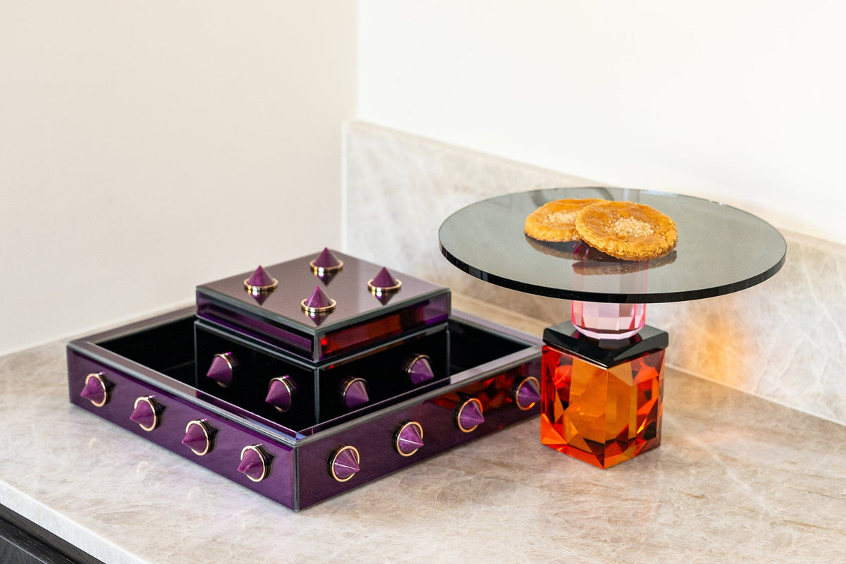 Richmond Interiors Accessories Tray Jinx purple House of Isabella UK