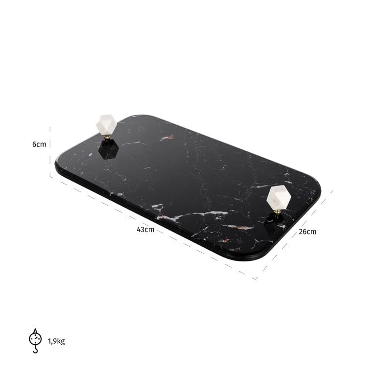 Richmond Interiors Accessories Tray Yaya (Black) House of Isabella UK