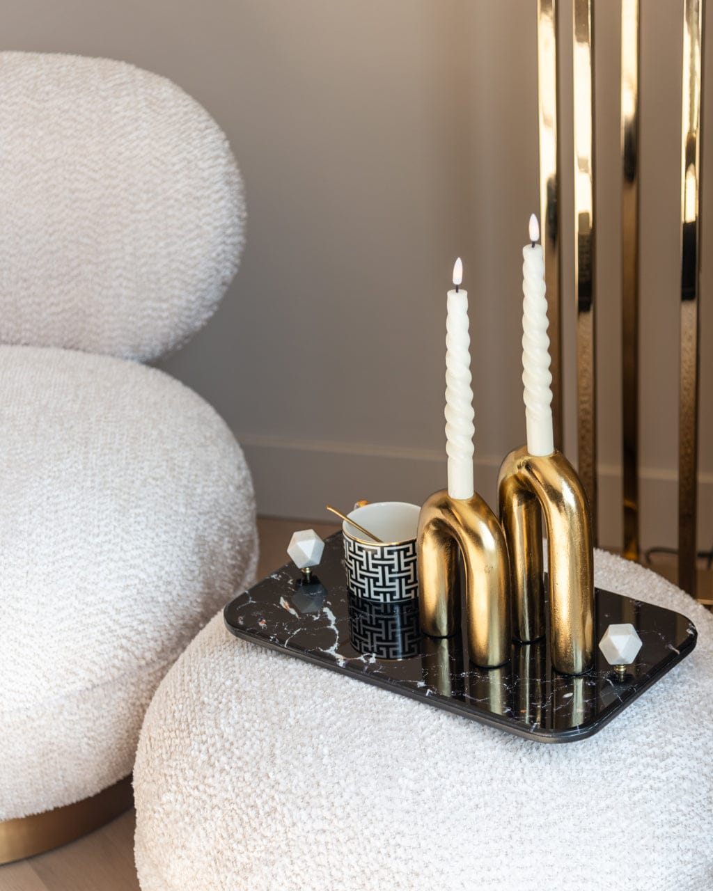 Richmond Interiors Accessories Tray Yaya black House of Isabella UK