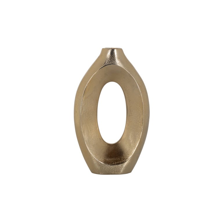 Richmond Interiors Accessories Vase Alma small (Brushed Gold) House of Isabella UK