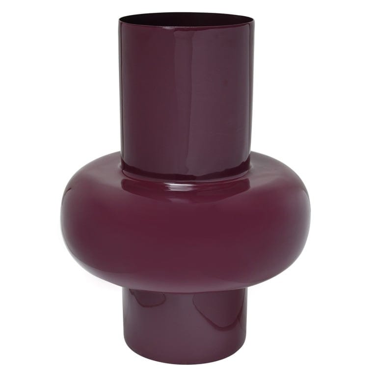 Richmond Interiors Accessories Vase Ashlyn small (Burgundy) House of Isabella UK