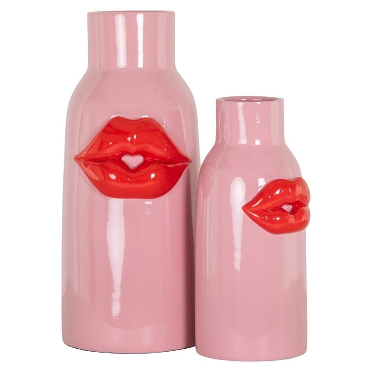 Richmond Interiors Accessories Vase Blythe big (Pink) House of Isabella UK