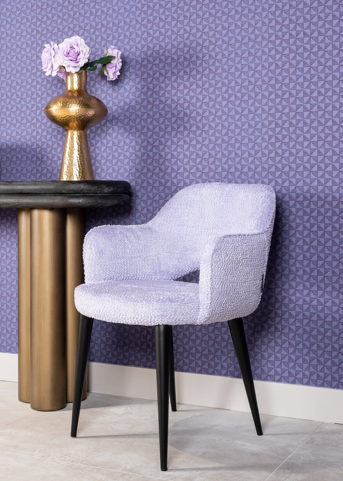 Richmond Interiors Accessories Vase Caitlyn small (Gold) House of Isabella UK