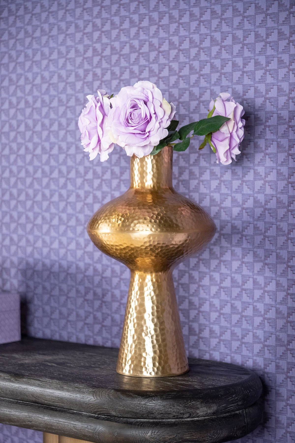 Richmond Interiors Accessories Vase Caitlyn small (Gold) House of Isabella UK