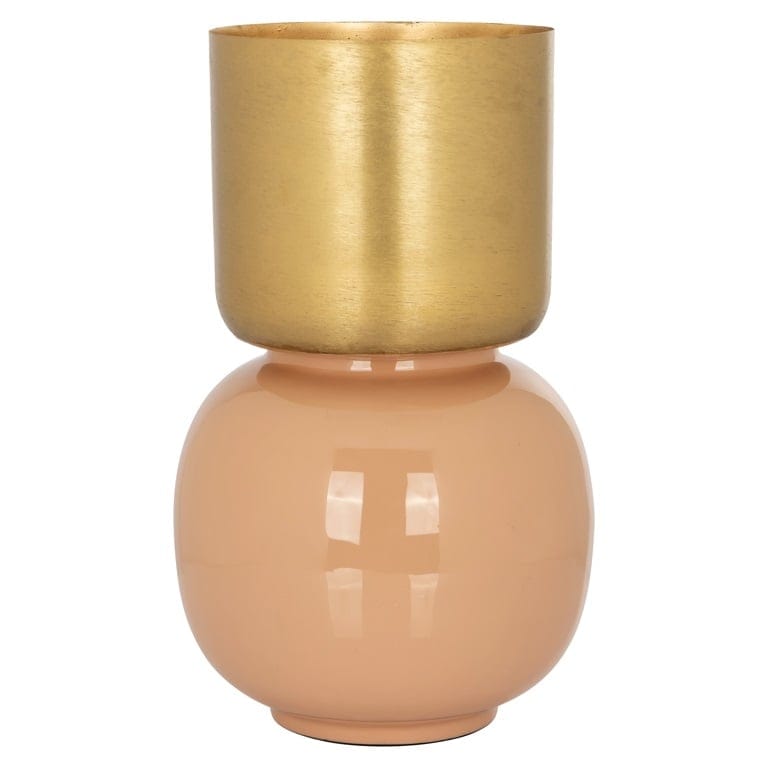 Richmond Interiors Accessories Vase Calla (Brushed Gold) House of Isabella UK