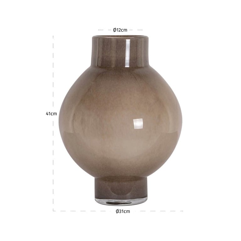 Richmond Interiors Accessories Vase Celina big (Taupe) House of Isabella UK