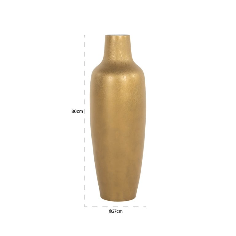 Richmond Interiors Accessories Vase Dominique (Gold) House of Isabella UK