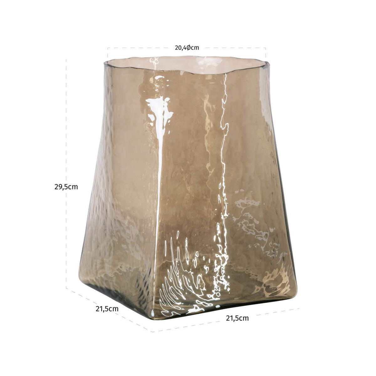 Richmond Interiors Accessories Vase Elara smoke small House of Isabella UK
