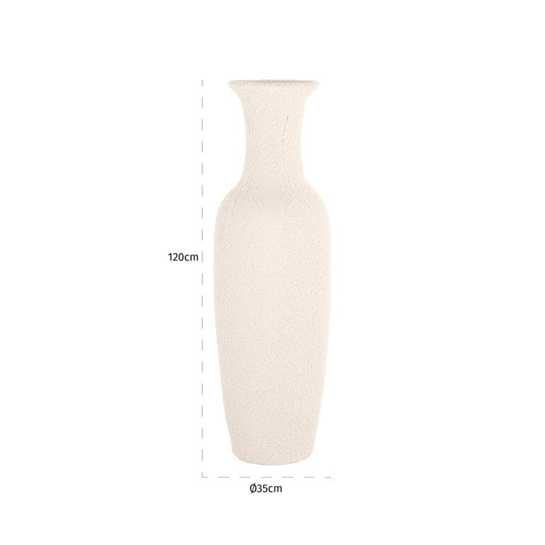 Richmond Interiors Accessories Vase Fluffy big (White) House of Isabella UK