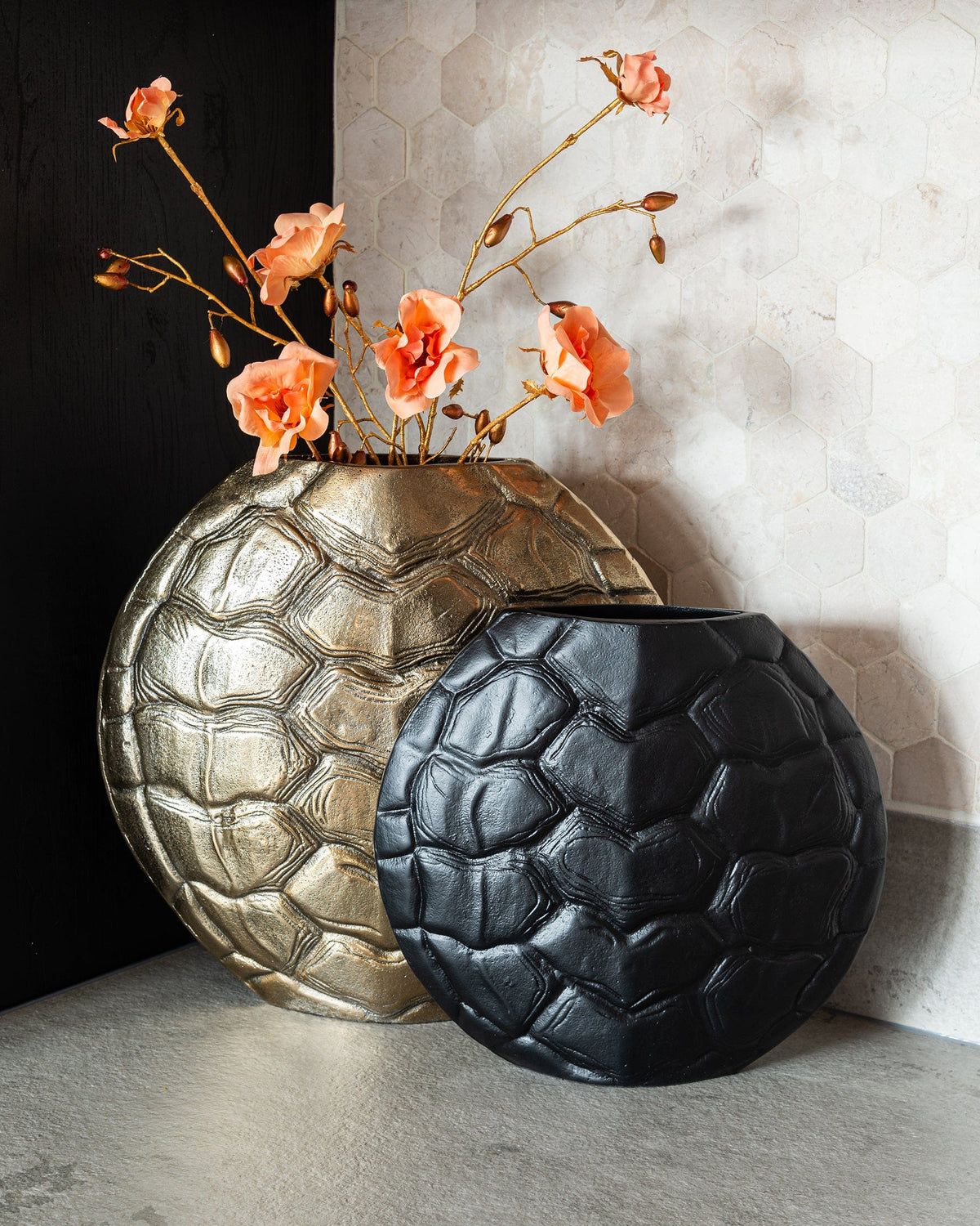 Richmond Interiors Accessories Vase Lena (Brushed Gold) House of Isabella UK