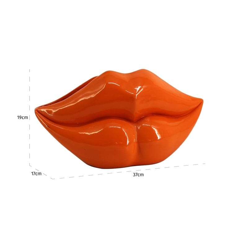 Richmond Interiors Accessories Vase Lippo orange () House of Isabella UK