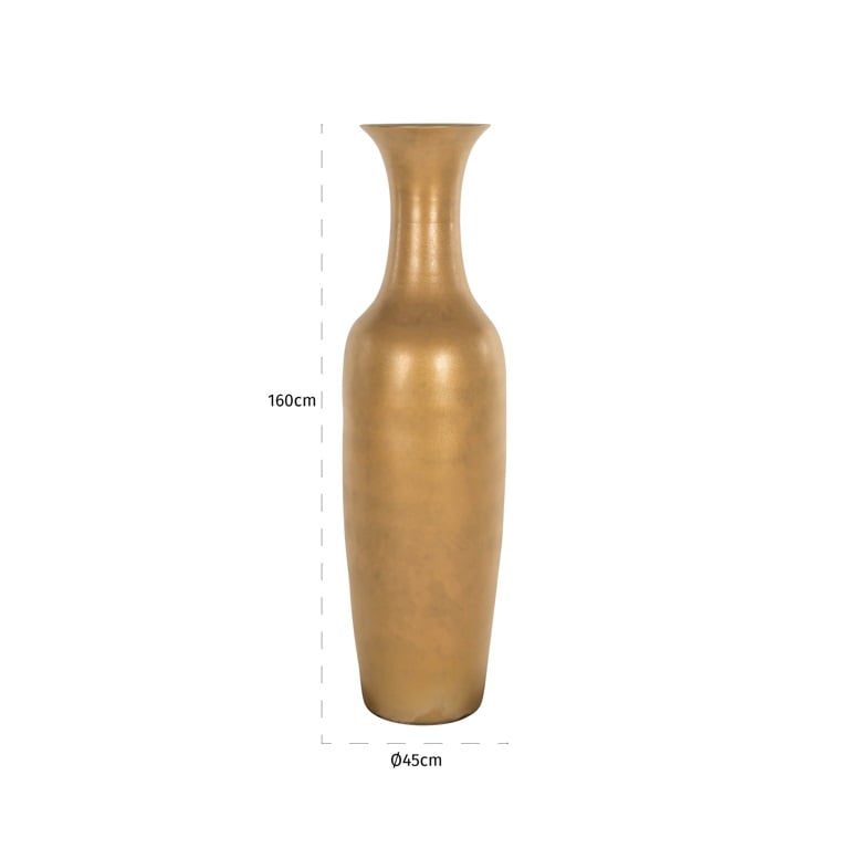 Richmond Interiors Accessories Vase Macie (Gold) House of Isabella UK