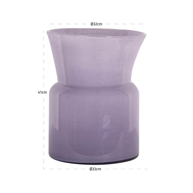 Richmond Interiors Accessories Vase Milano (Purple) House of Isabella UK