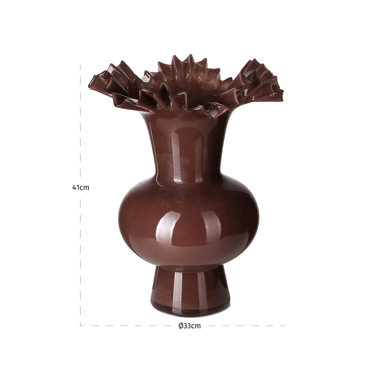 Richmond Interiors Accessories Vase Mira brown House of Isabella UK