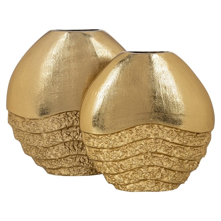 Richmond Interiors Accessories Vase Roxy big (Gold) House of Isabella UK