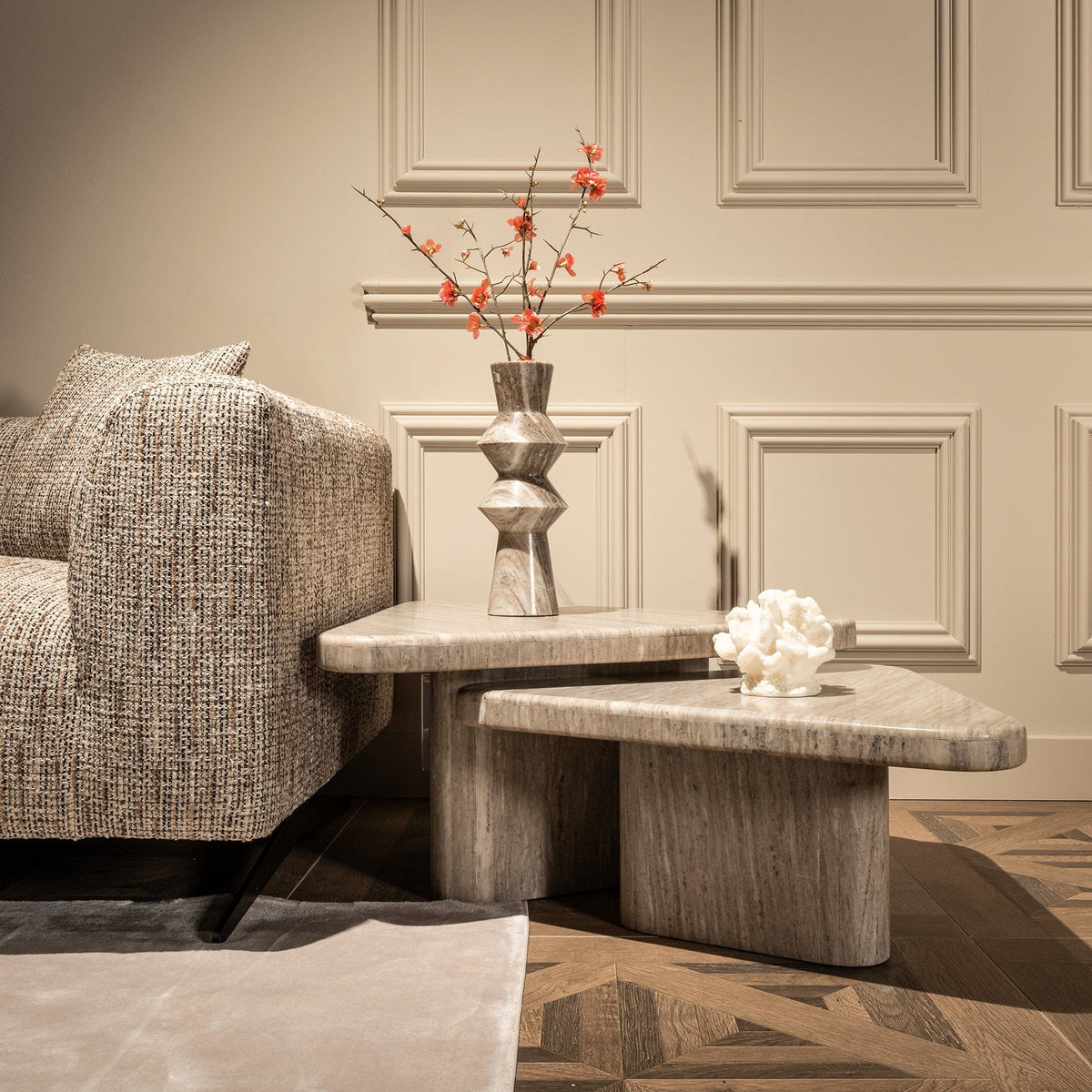 Richmond Interiors Accessories Vase Siem beige (Beige) House of Isabella UK