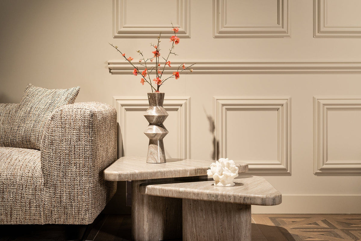 Richmond Interiors Accessories Vase Siem beige (Beige) House of Isabella UK