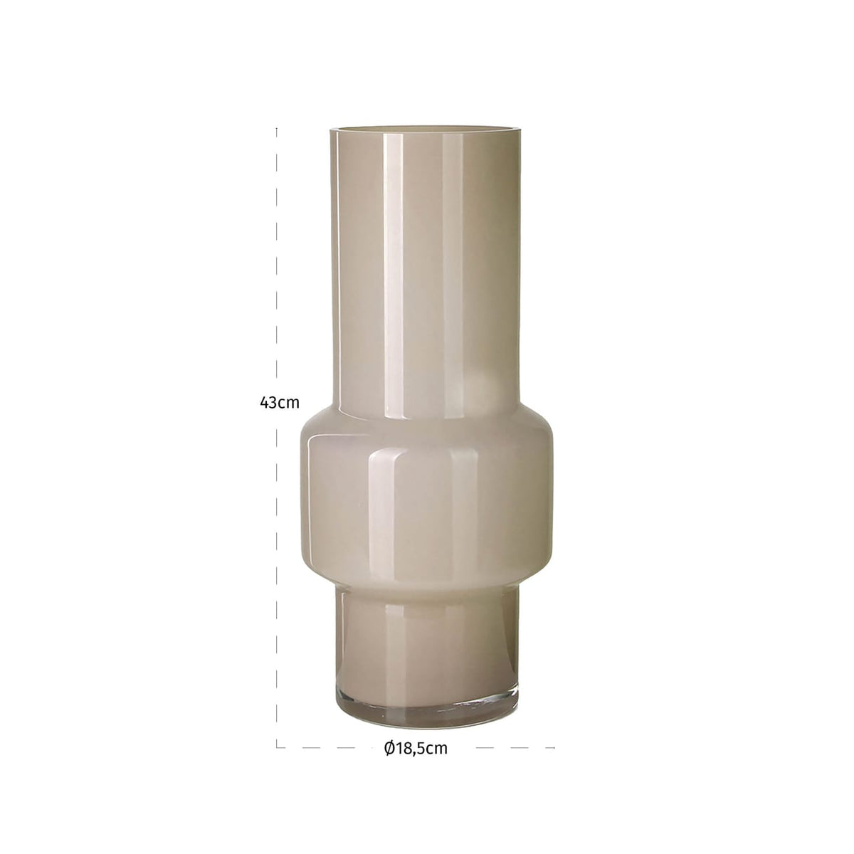 Richmond Interiors Accessories Vase Torra beige large House of Isabella UK
