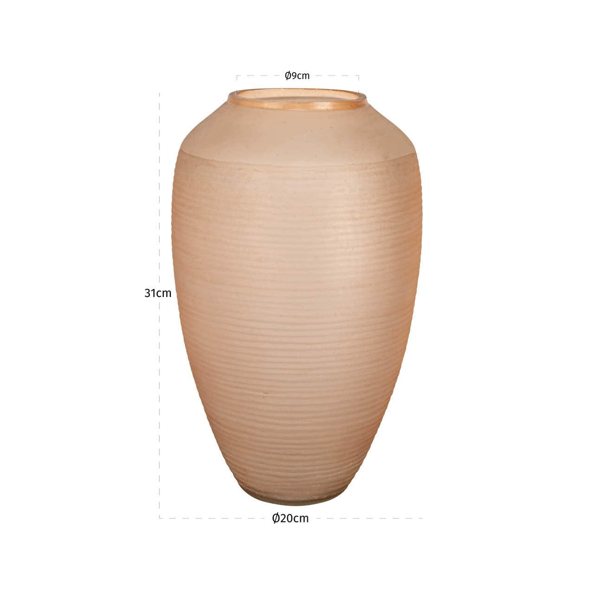 Richmond Interiors Accessories Vase Vea pink House of Isabella UK