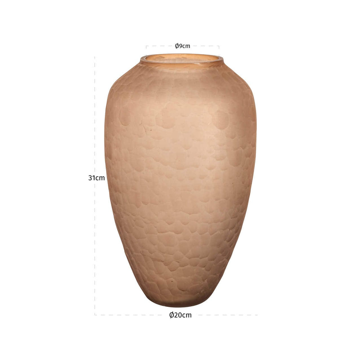 Richmond Interiors Accessories Vase Vera brown House of Isabella UK