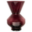 Richmond Interiors Accessories Vase Veya burgundy House of Isabella UK