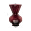 Richmond Interiors Accessories Vase Veya burgundy House of Isabella UK