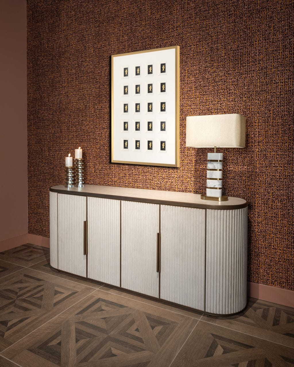 Richmond Interiors Accessories Wall art Bear black/gold House of Isabella UK