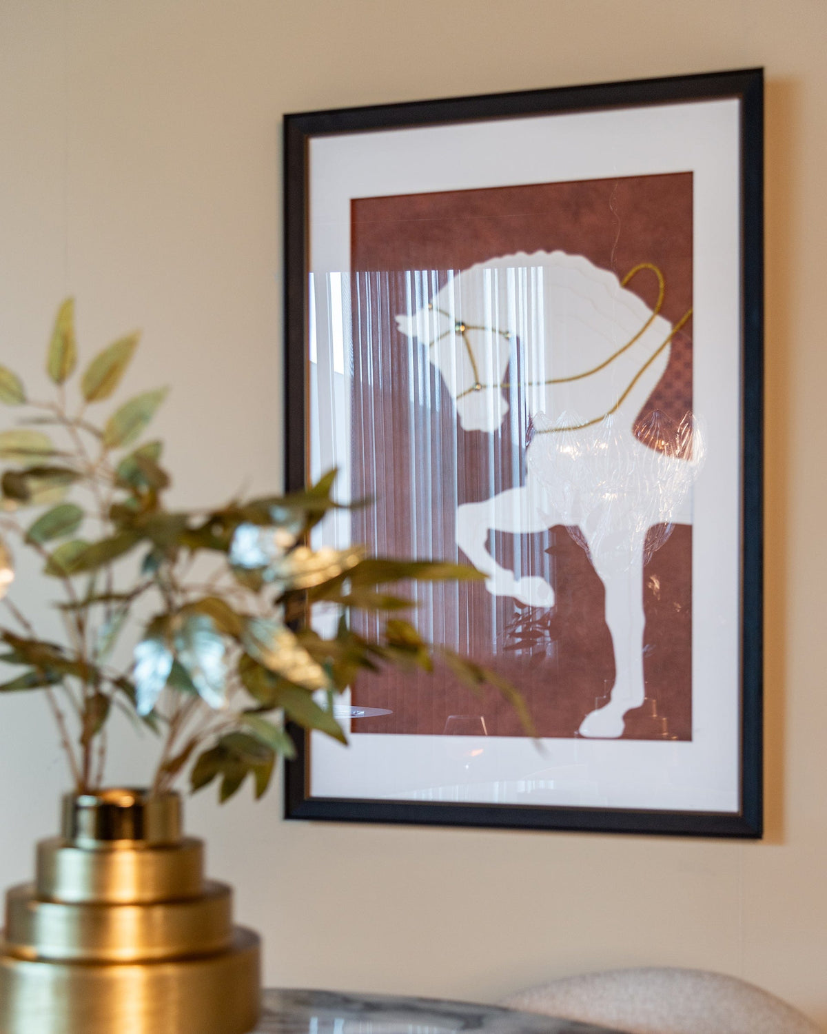 Richmond Interiors Accessories Wall art Blazer (Brown) House of Isabella UK