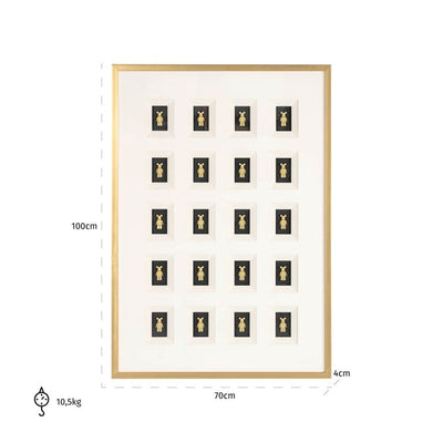 Richmond Interiors Accessories Wall art Block 3D House of Isabella UK