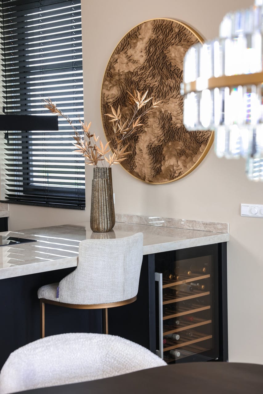 Richmond Interiors Accessories Wall art Bloom gold House of Isabella UK