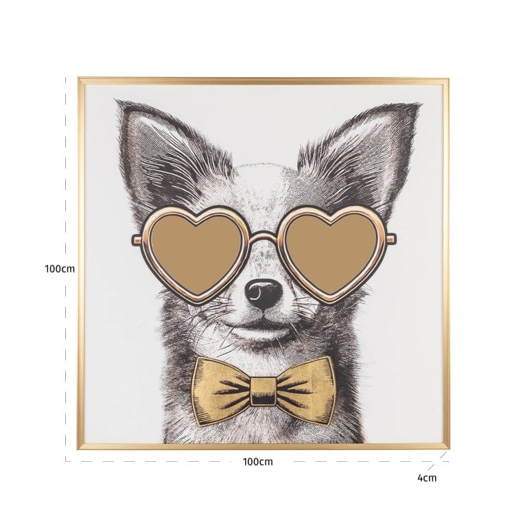 Richmond Interiors Accessories Wall art Bodhy (Black/gold) House of Isabella UK