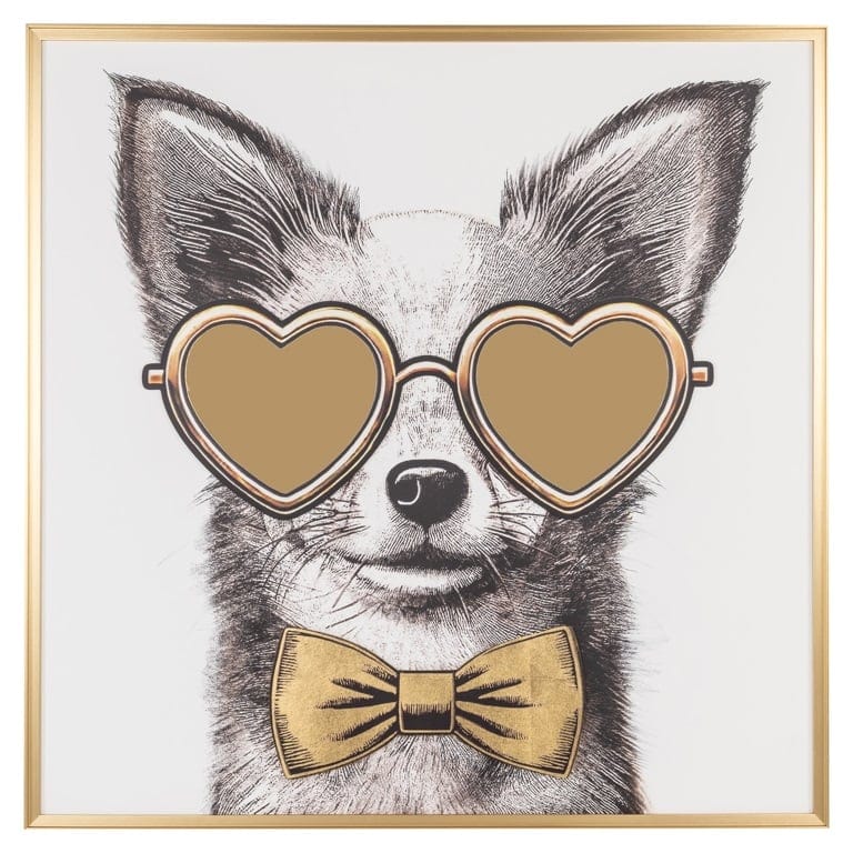 Richmond Interiors Accessories Wall art Bodhy (Black/gold) House of Isabella UK