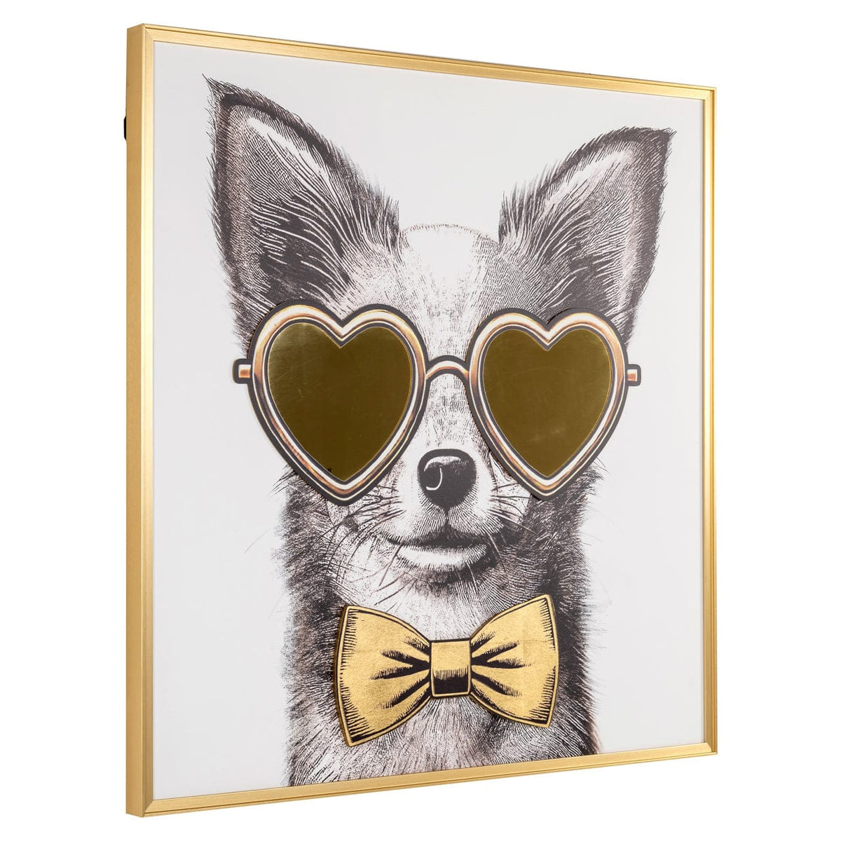 Richmond Interiors Accessories Wall art Bodhy black/gold House of Isabella UK