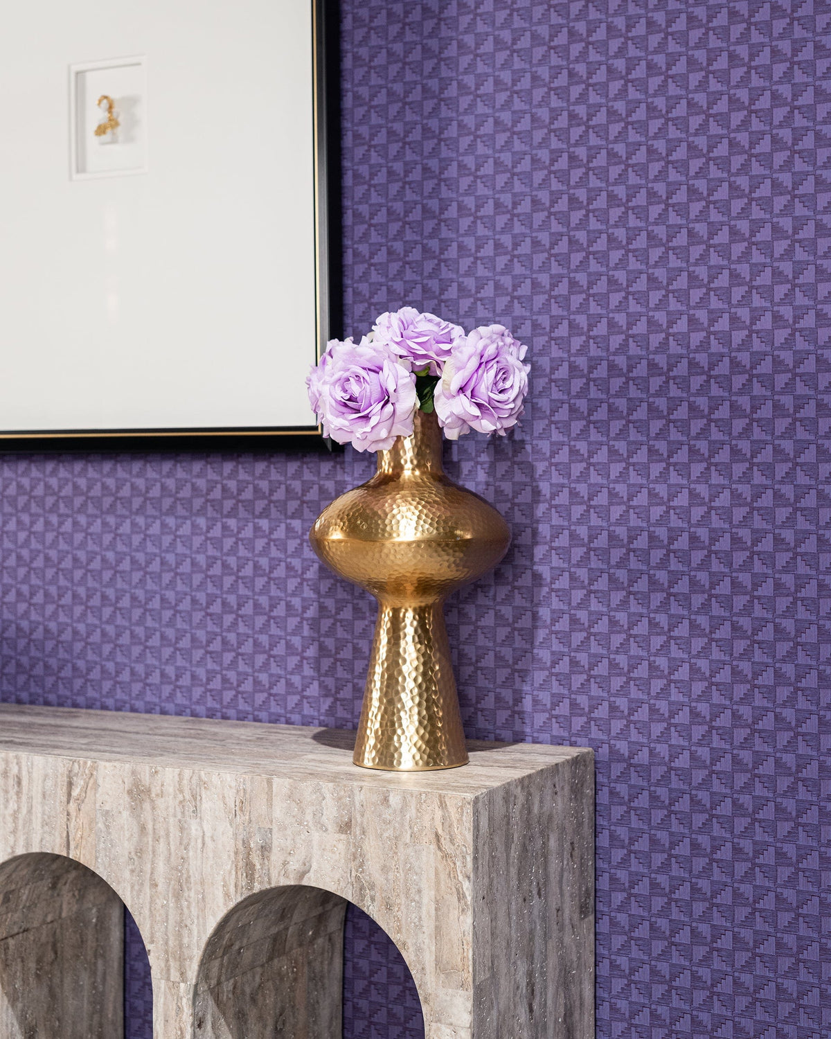 Richmond Interiors Accessories Wall art Danni (Black/white) House of Isabella UK