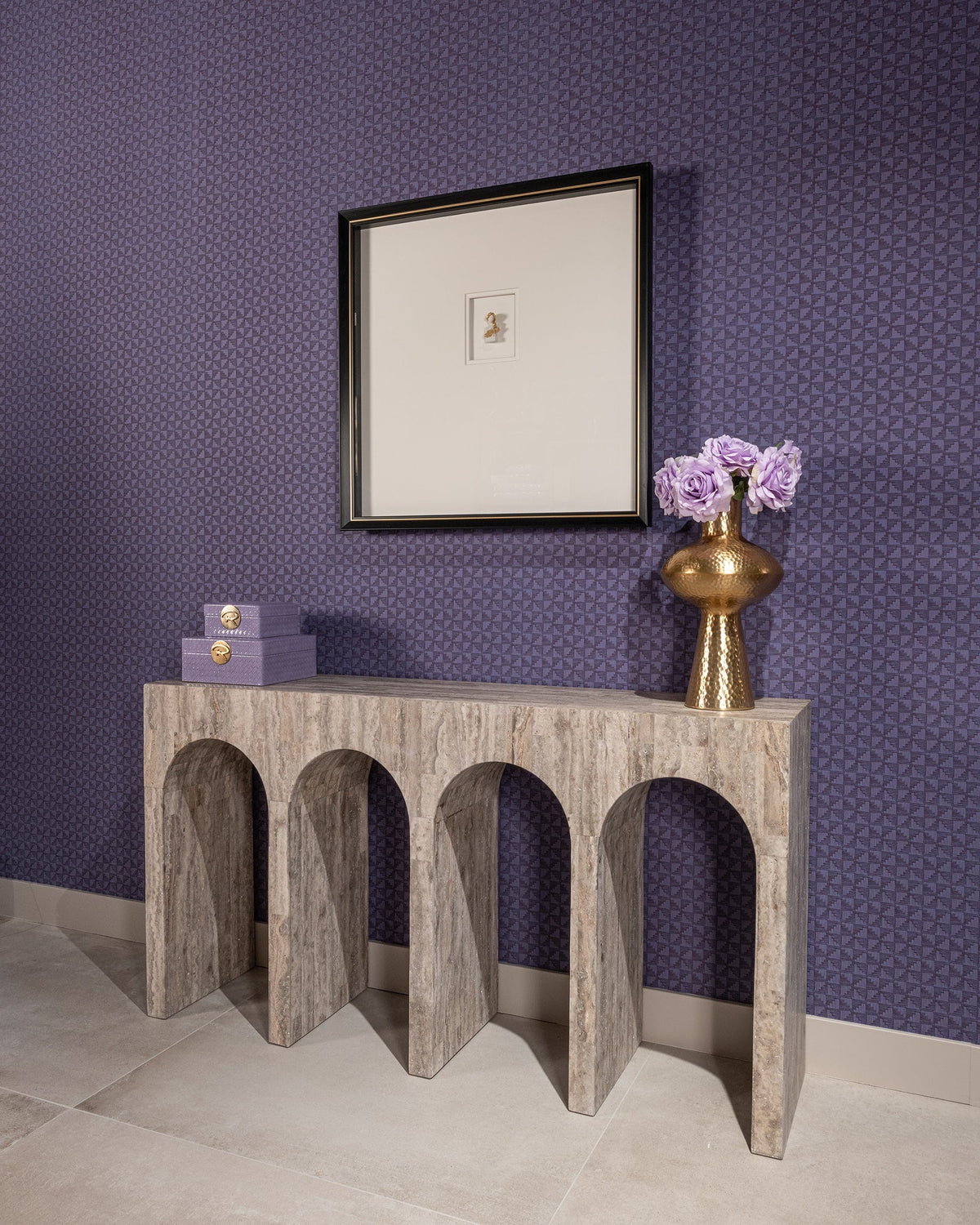 Richmond Interiors Accessories Wall art Danni (Black/white) House of Isabella UK