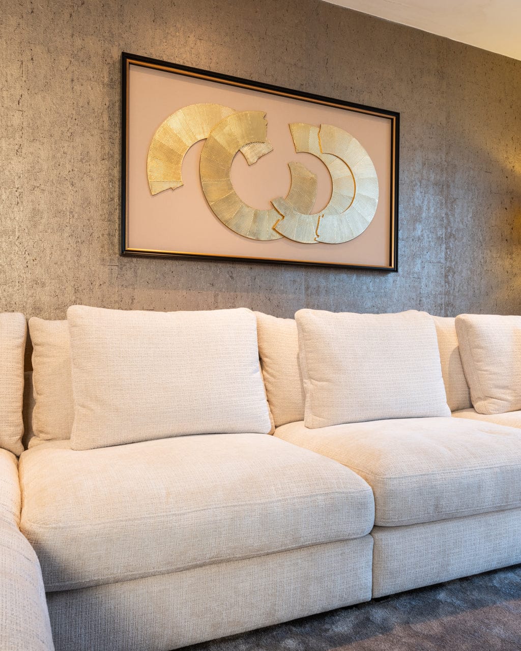 Richmond Interiors Accessories Wall art Eden black/gold House of Isabella UK