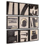 Richmond Interiors Accessories Wall art Gabri black/white (Set of 9) House of Isabella UK