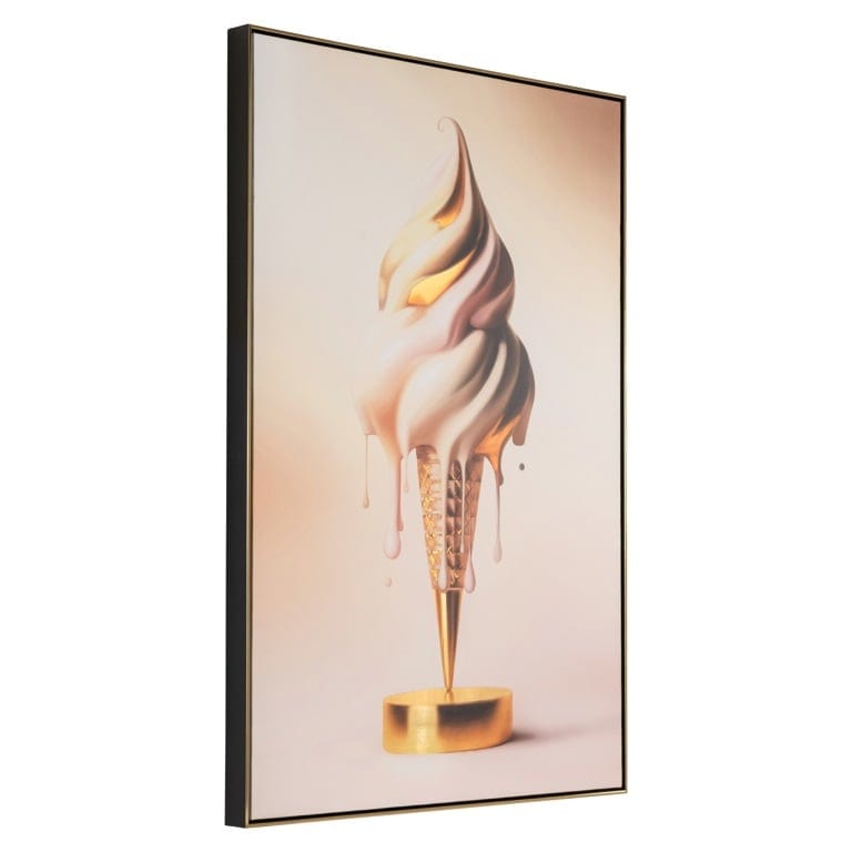 Richmond Interiors Accessories Wall art Icecream (Gold) House of Isabella UK