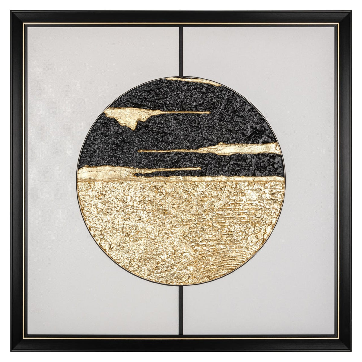 Richmond Interiors Accessories Wall art Moon black/gold House of Isabella UK