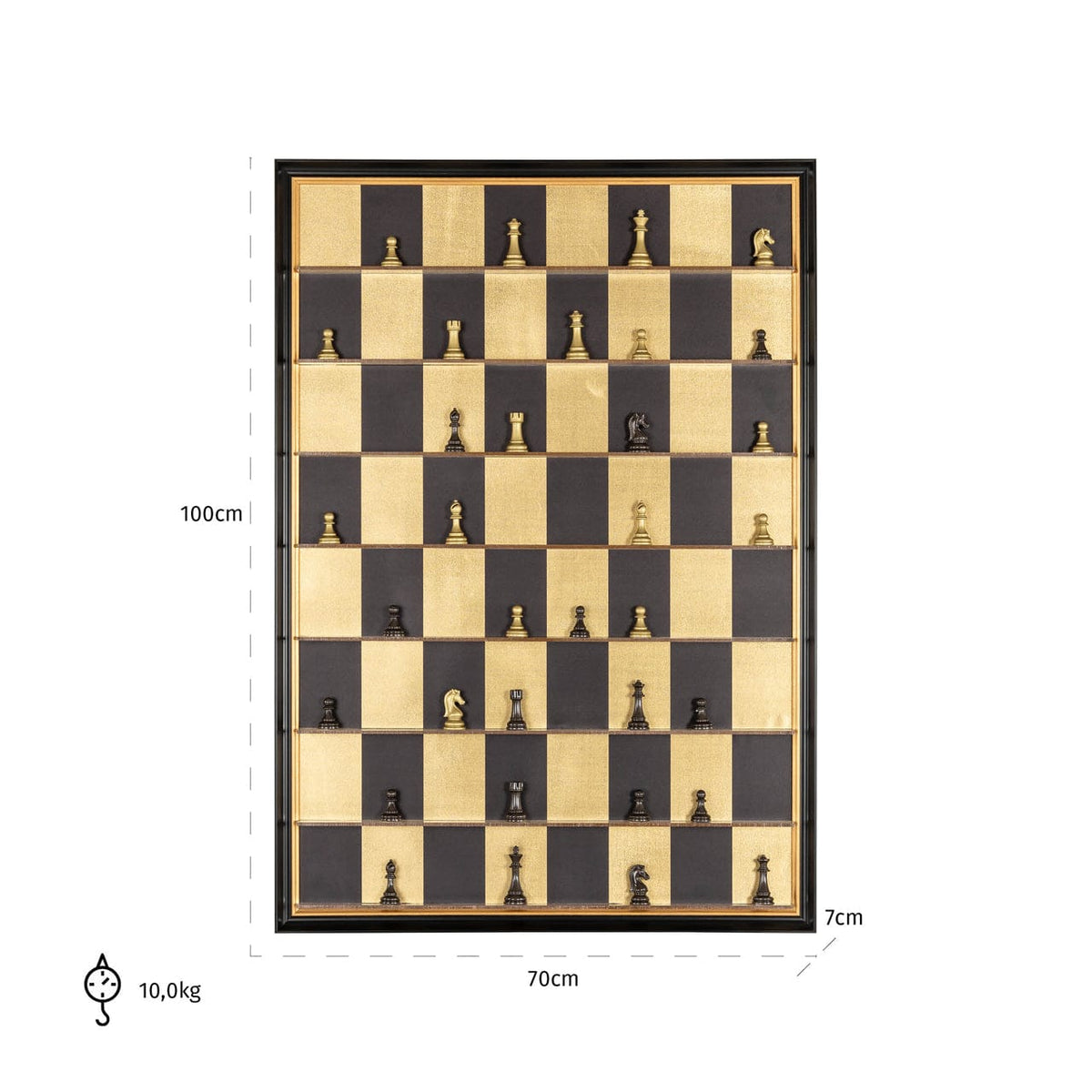 Richmond Interiors Accessories Wall art Nala black/gold House of Isabella UK